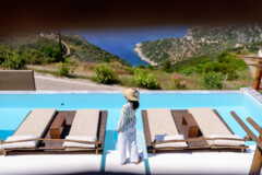 Aletri Swim Up Hotel in Alonissos island Greece Lifestyle Photoshoot